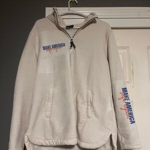 Make America safe again quarter zip